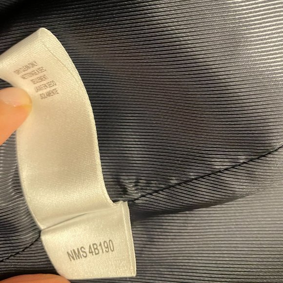 BCBG Max Azria Jacket, open front with pleats and sequins, Black & Gray, Size XS - Picture 7 of 8